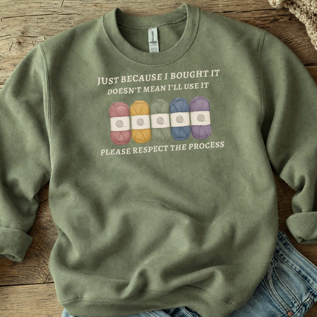 Respect The Process Military Green Sweatshirt.jpg