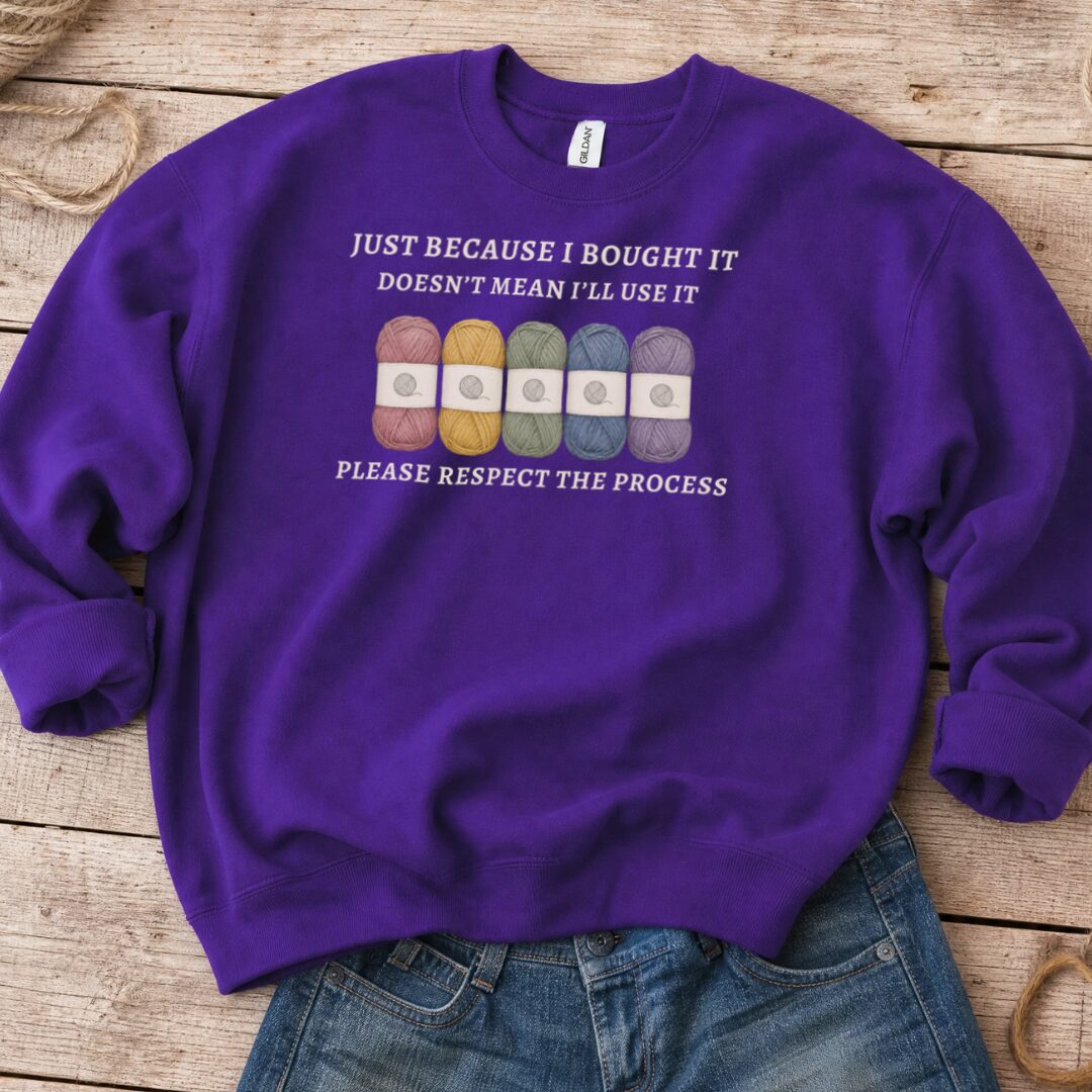Respect The Process Purple Sweatshirt.jpg