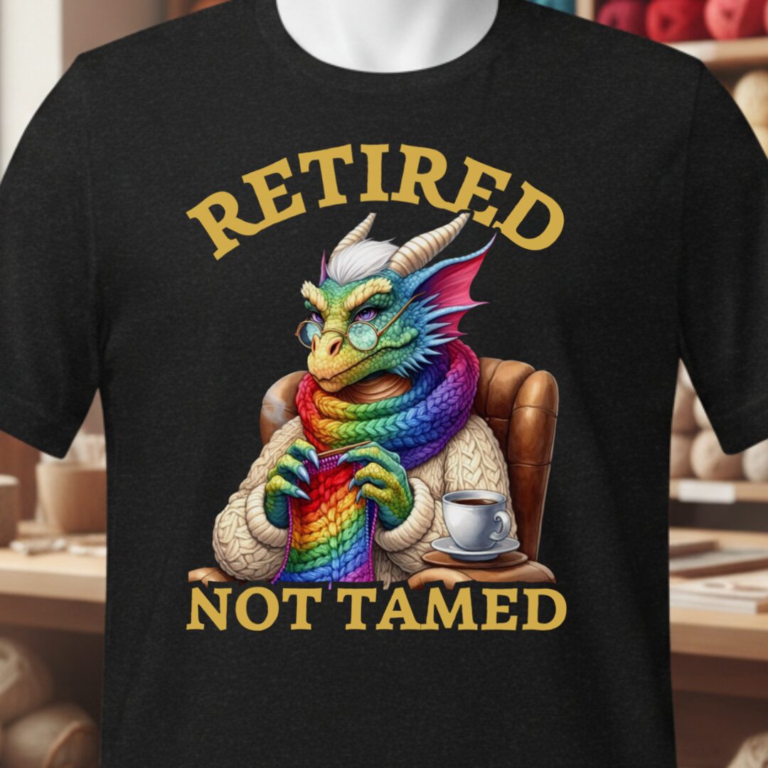 Retired Not Tamed T-Shirt Black t-shirt