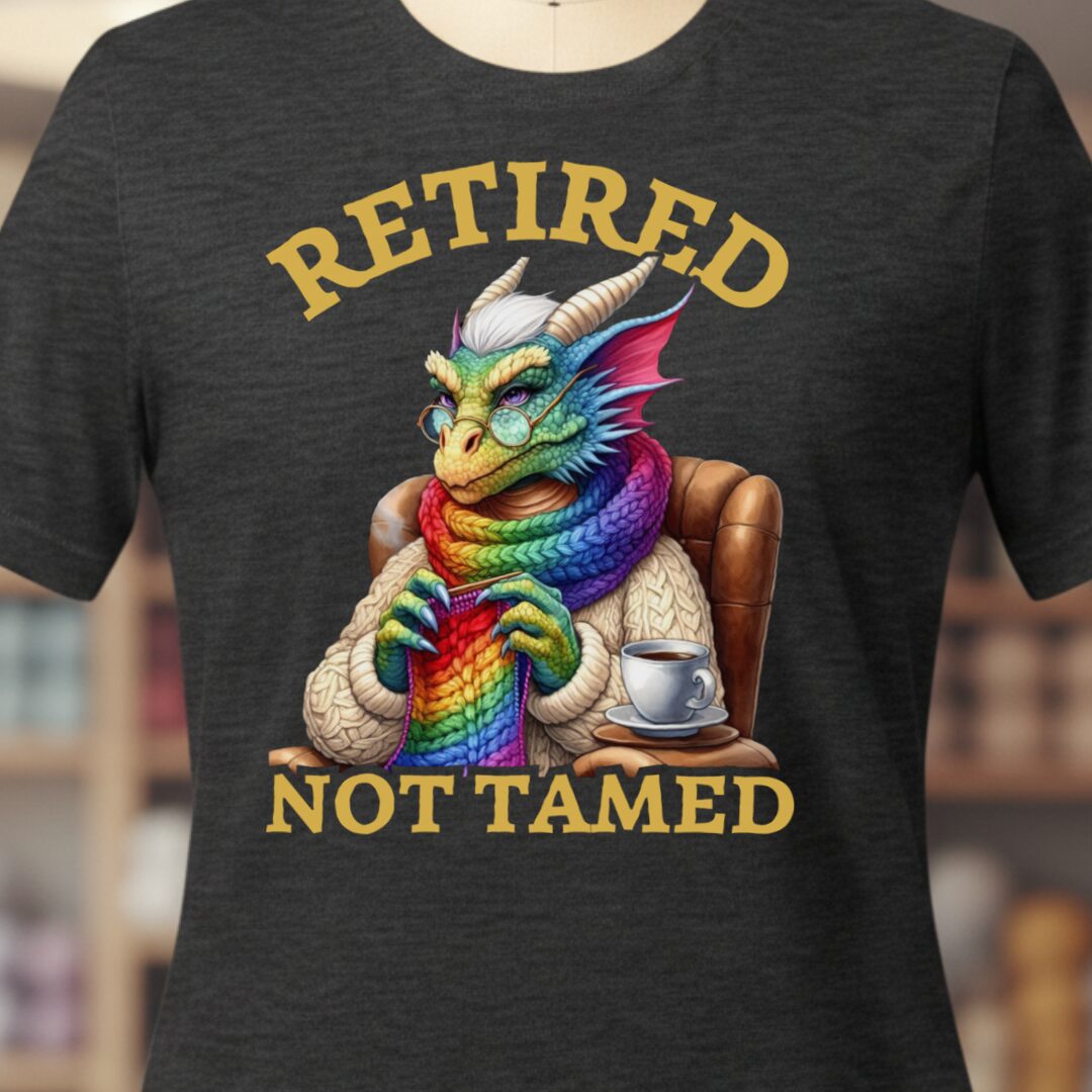 Retired Not Tamed T-Shirt Dark Grey t-shirt