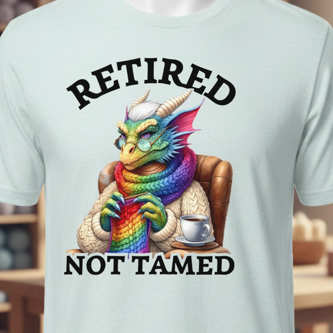 Retired Not Tamed T-Shirt Ice Blue t-shirt