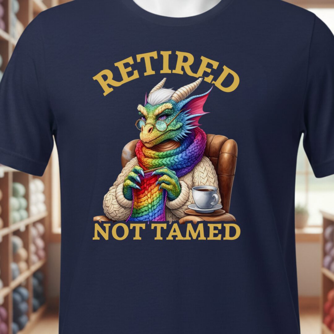 Retired Not Tamed T-Shirt Navy t-shirt