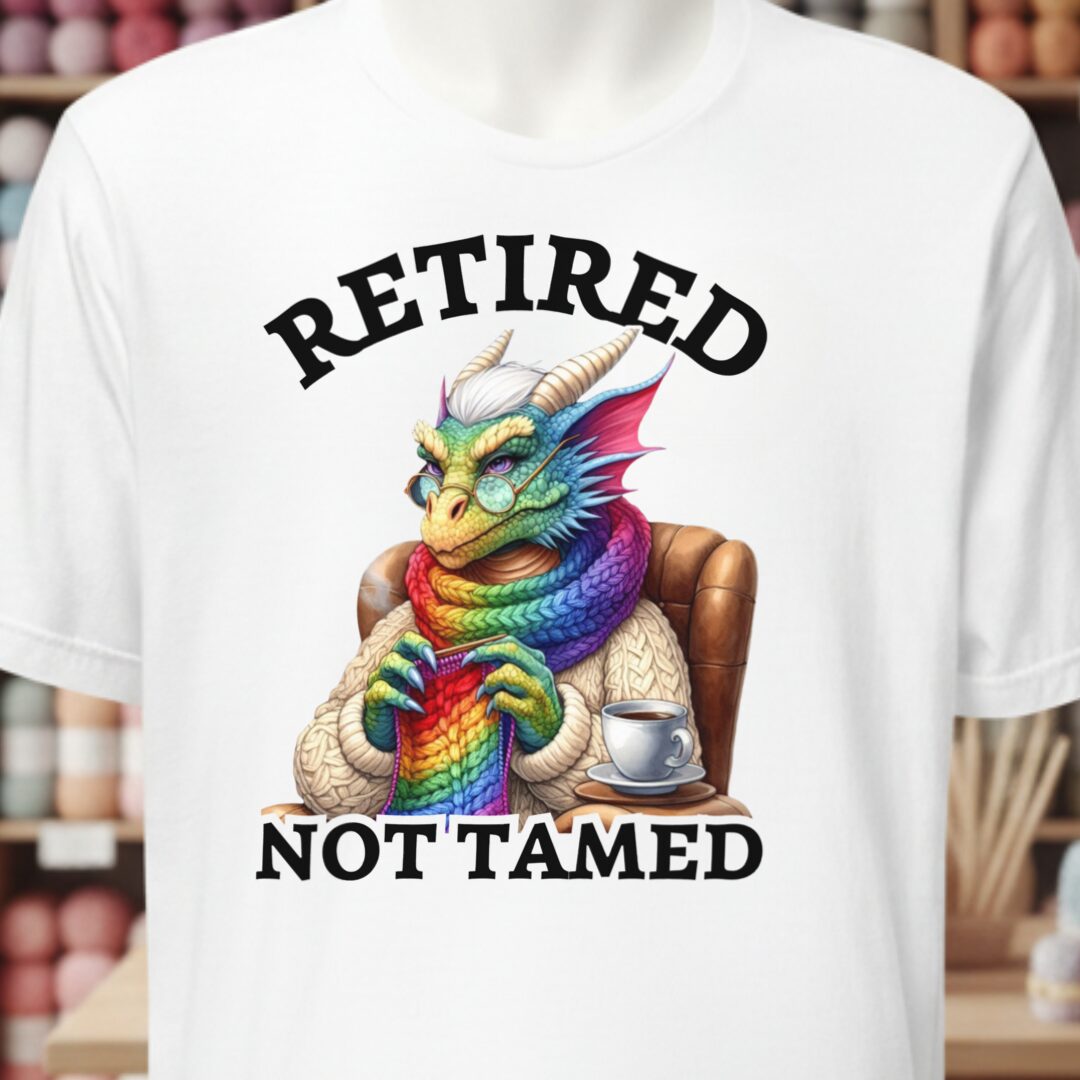 Retired Not Tamed T-Shirt White t-shirt