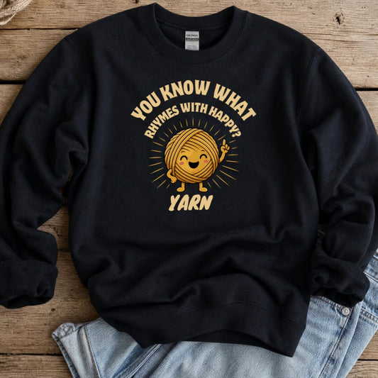 Rhymes With Sweatshirt Black t-shirt