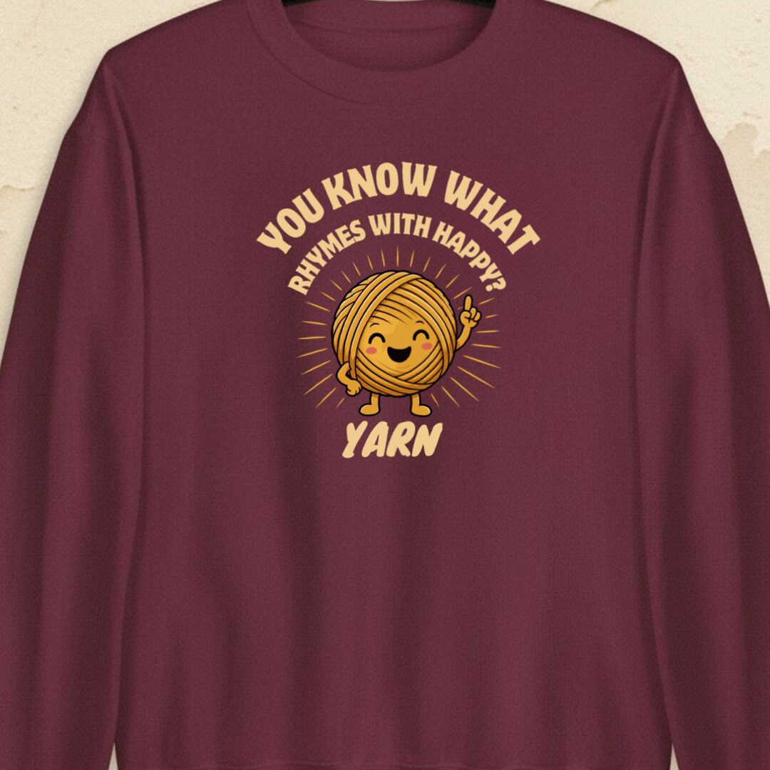 Rhymes With Maroon Sweatshirt.jpg