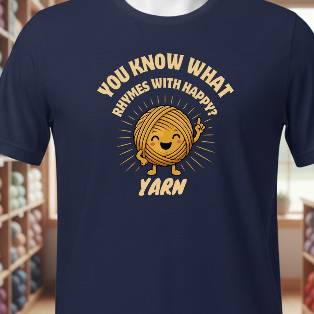 Rhymes With T-Shirt Navy t-shirt