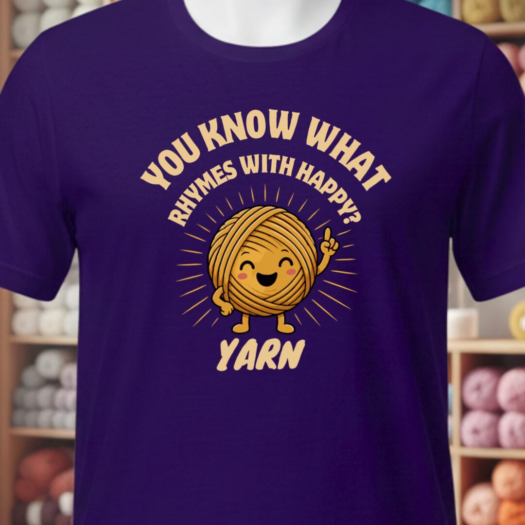 Rhymes With T-Shirt Purple t-shirt