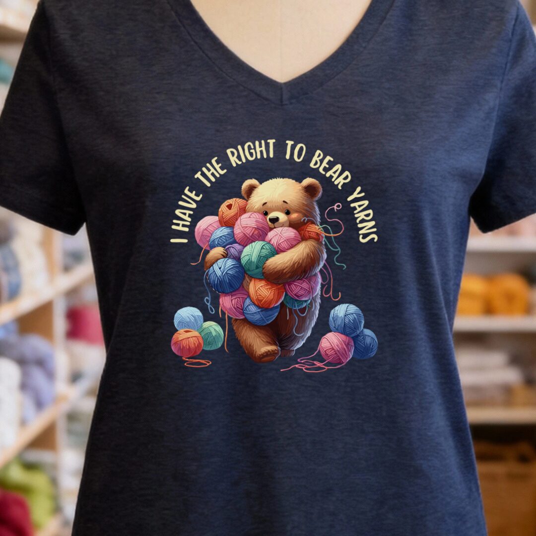 Right to Bear Yarns V-Neck T-Shirt