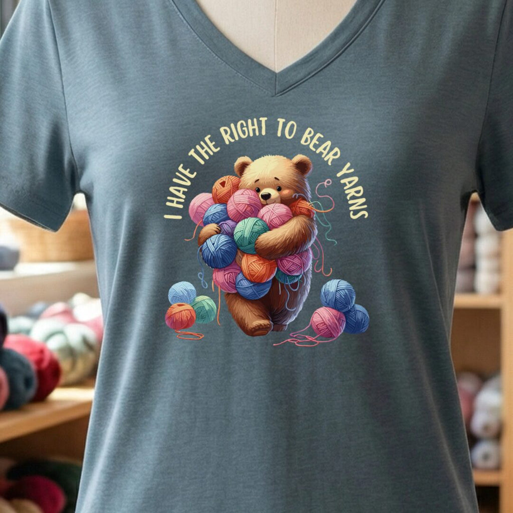 Right to Bear Yarns V-Neck T-Shirt