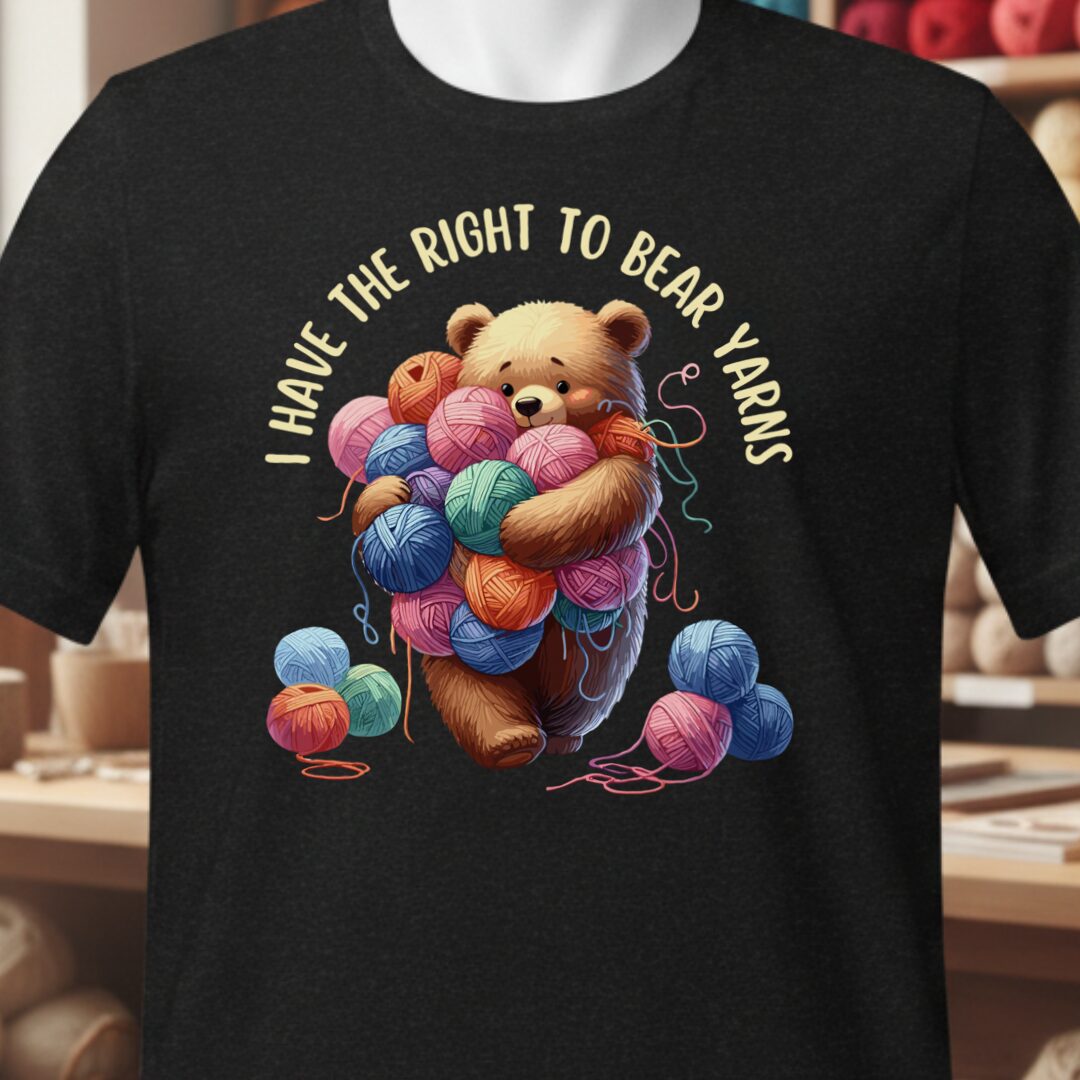 Right to Bear Yarns T-Shirt Black t-shirt