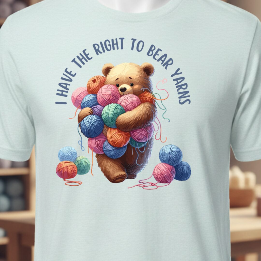 Right to Bear Yarns T-Shirt Ice Blue t-shirt
