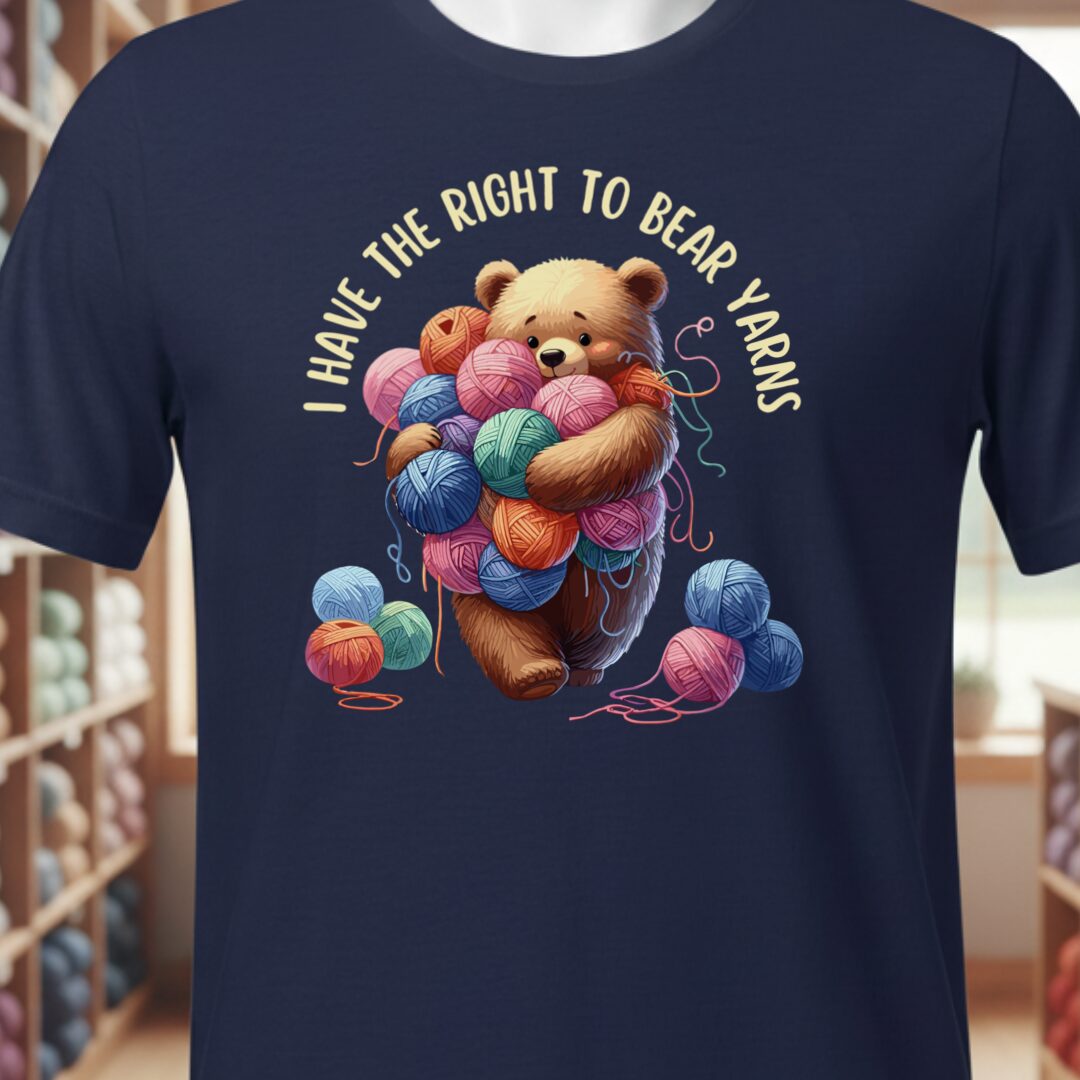 Right to Bear Yarns T-Shirt Navy t-shirt