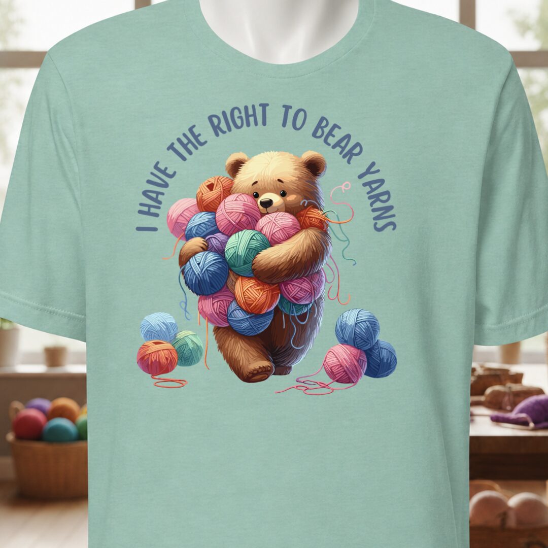 Right to Bear Yarns T-Shirt Sea Breeze t-shirt