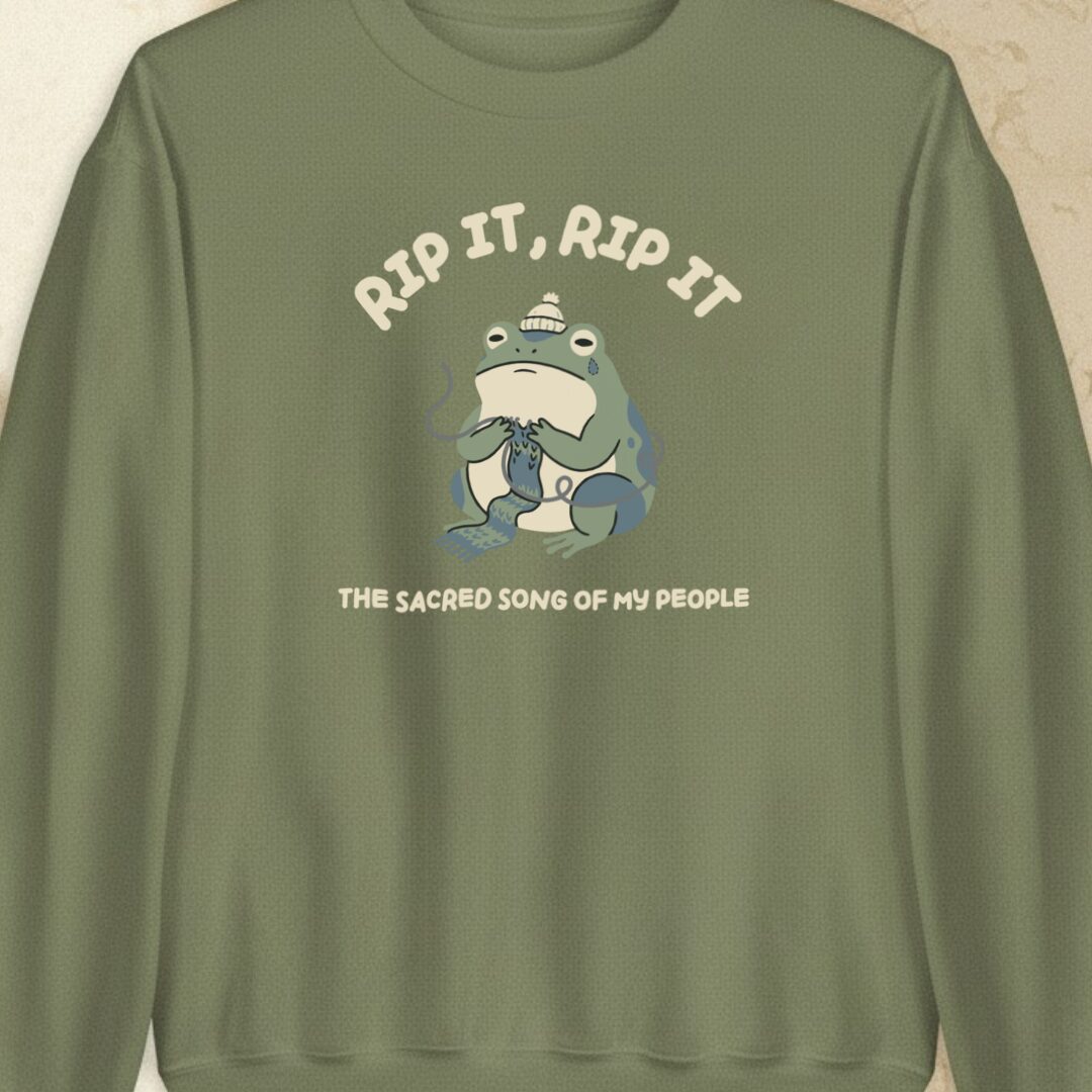 Rip It, Rip It Military Green Sweatshirt.jpg