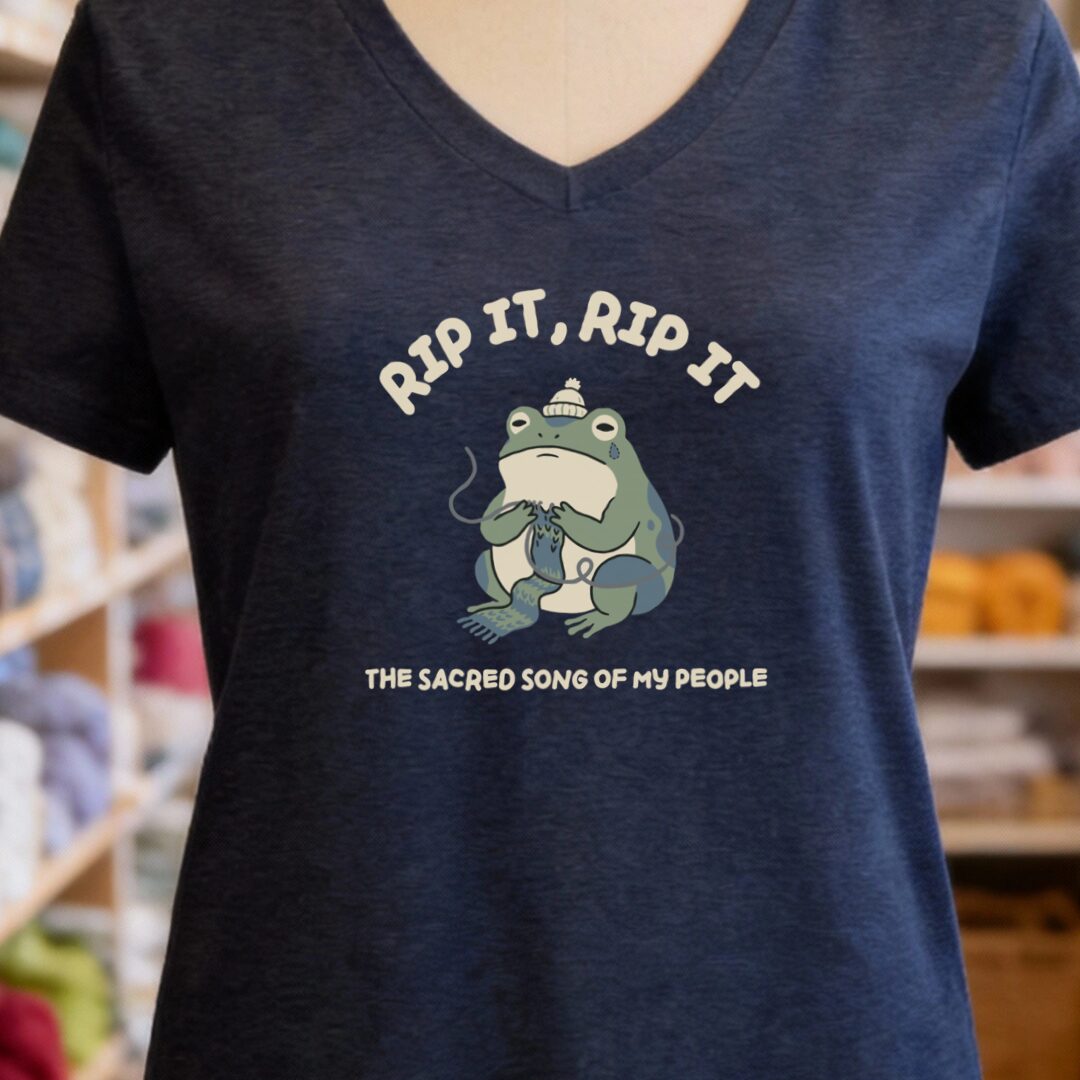 Rip It, Rip It V-Neck T-Shirt Navy t-shirt