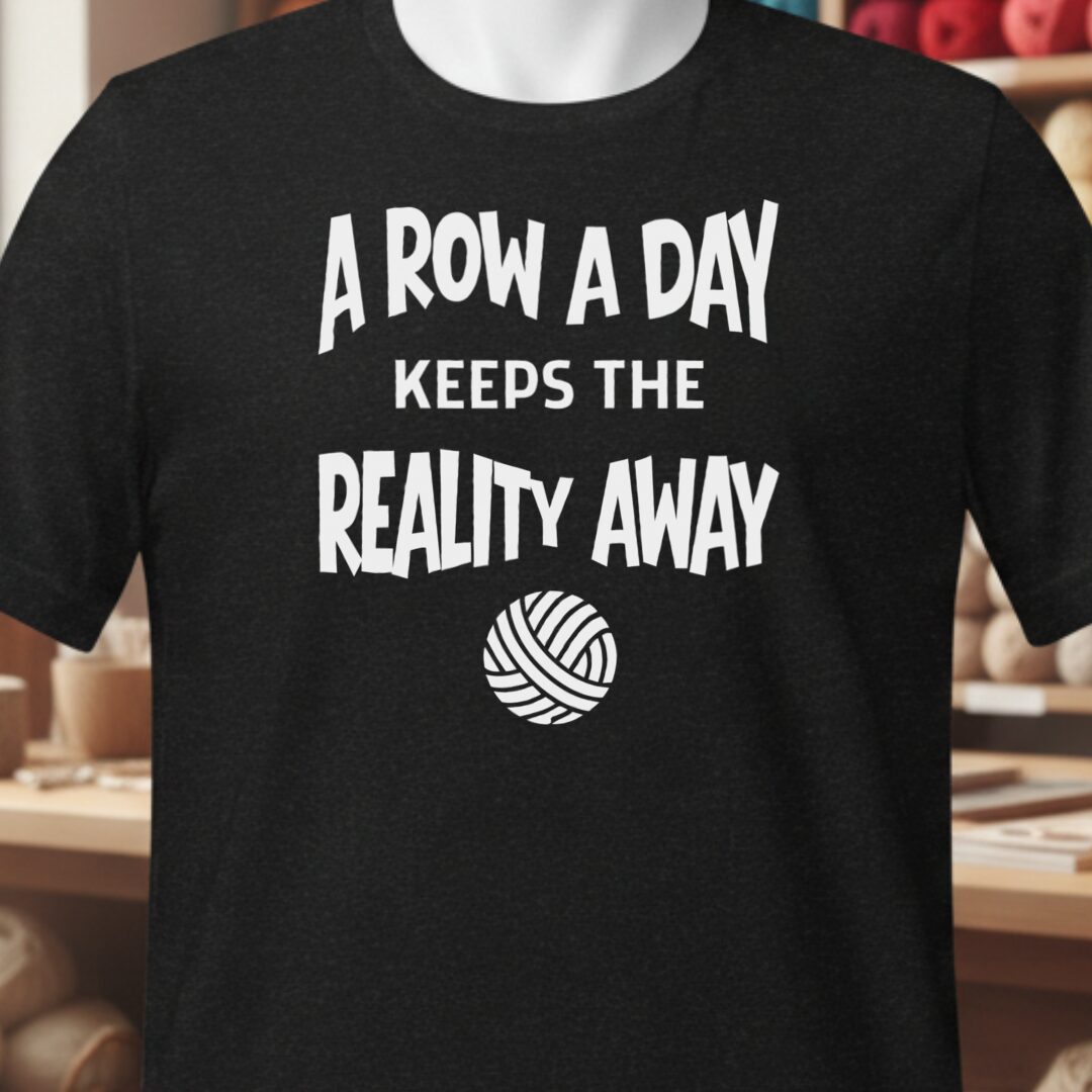 Row A Day T-Shirt Black t-shirt