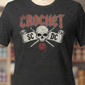 SC / DC Crochet Rock T-Shirt Dark Grey t-shirt