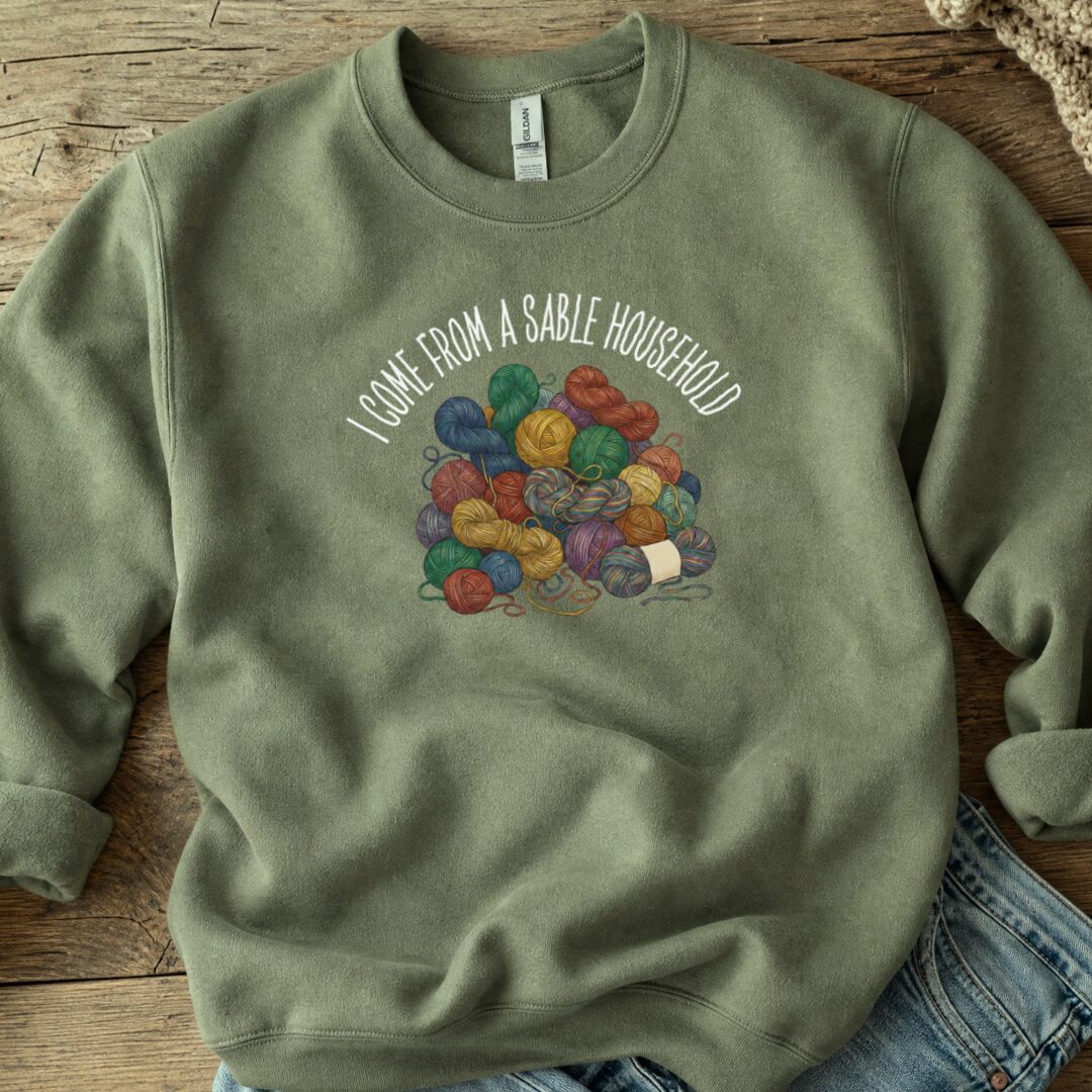 Sable Household Sweatshirt Military Green t-shirt