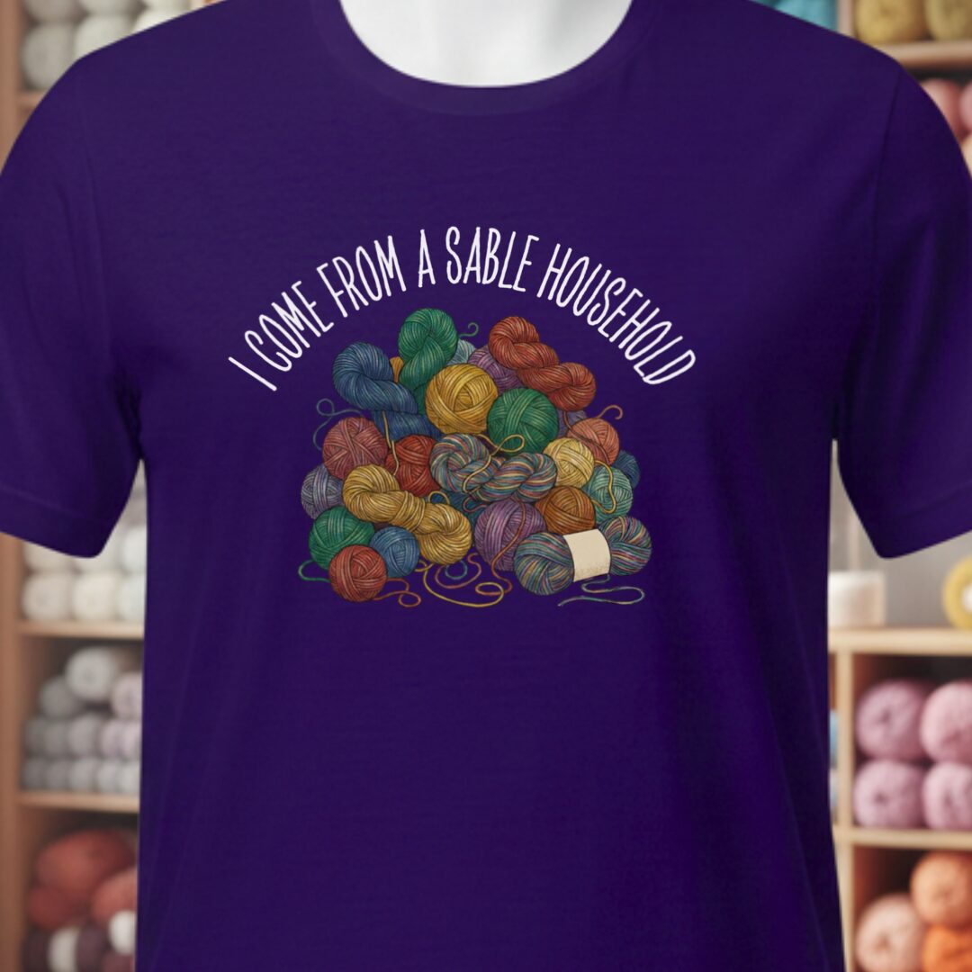 Sable Household T-Shirt Purple t-shirt
