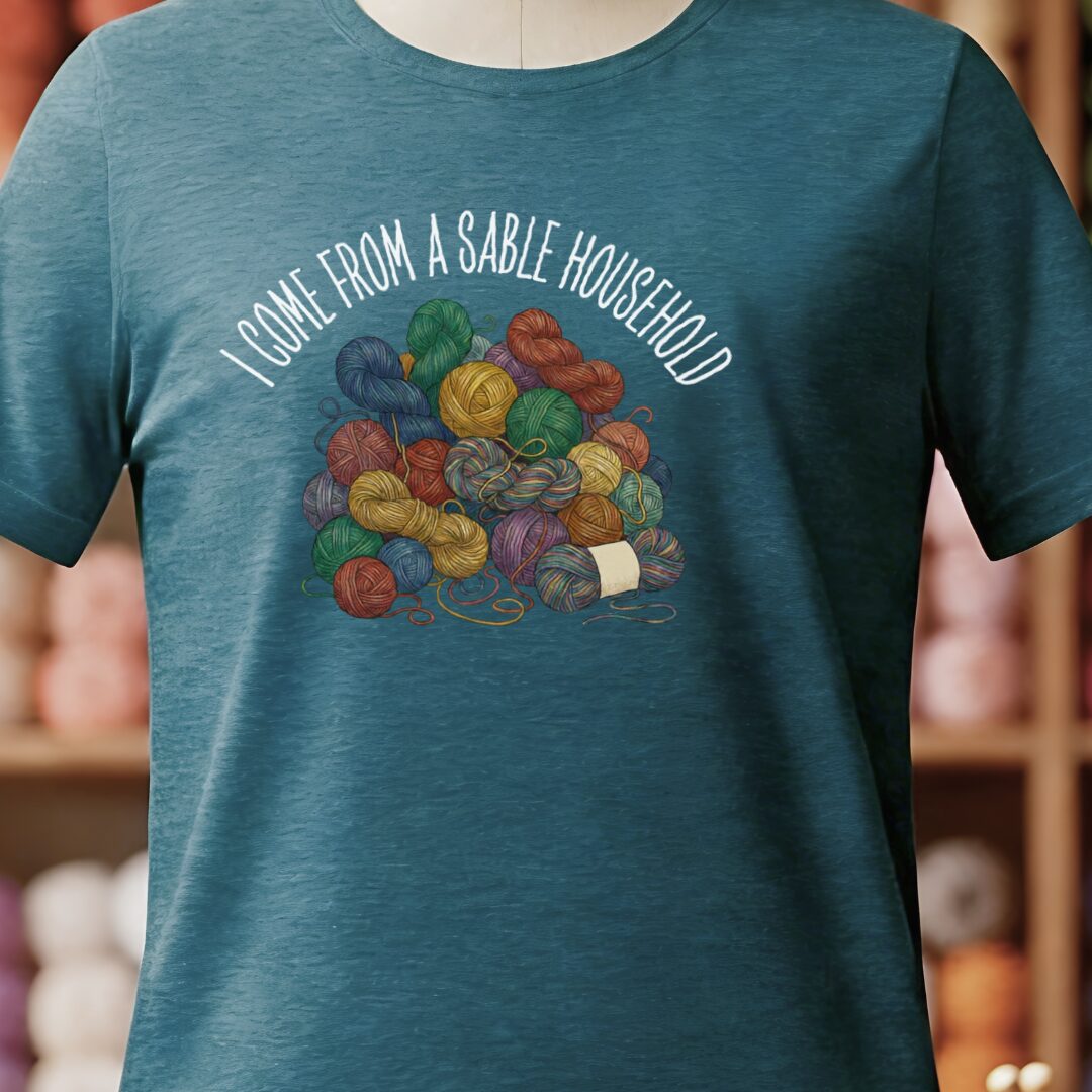 Sable Household T-Shirt Teal Blue t-shirt