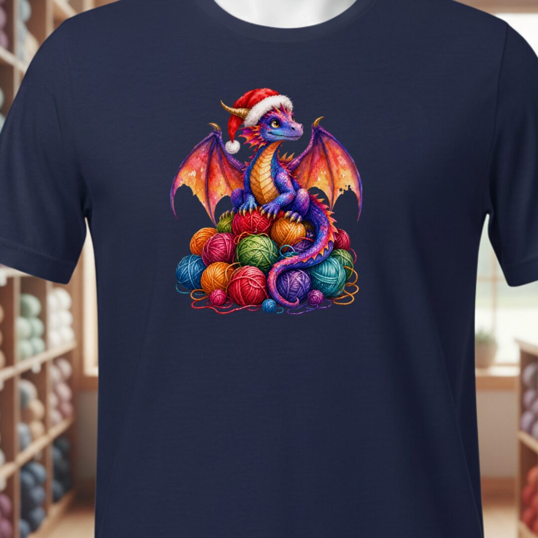 Santa Dragon T-Shirt Navy t-shirt