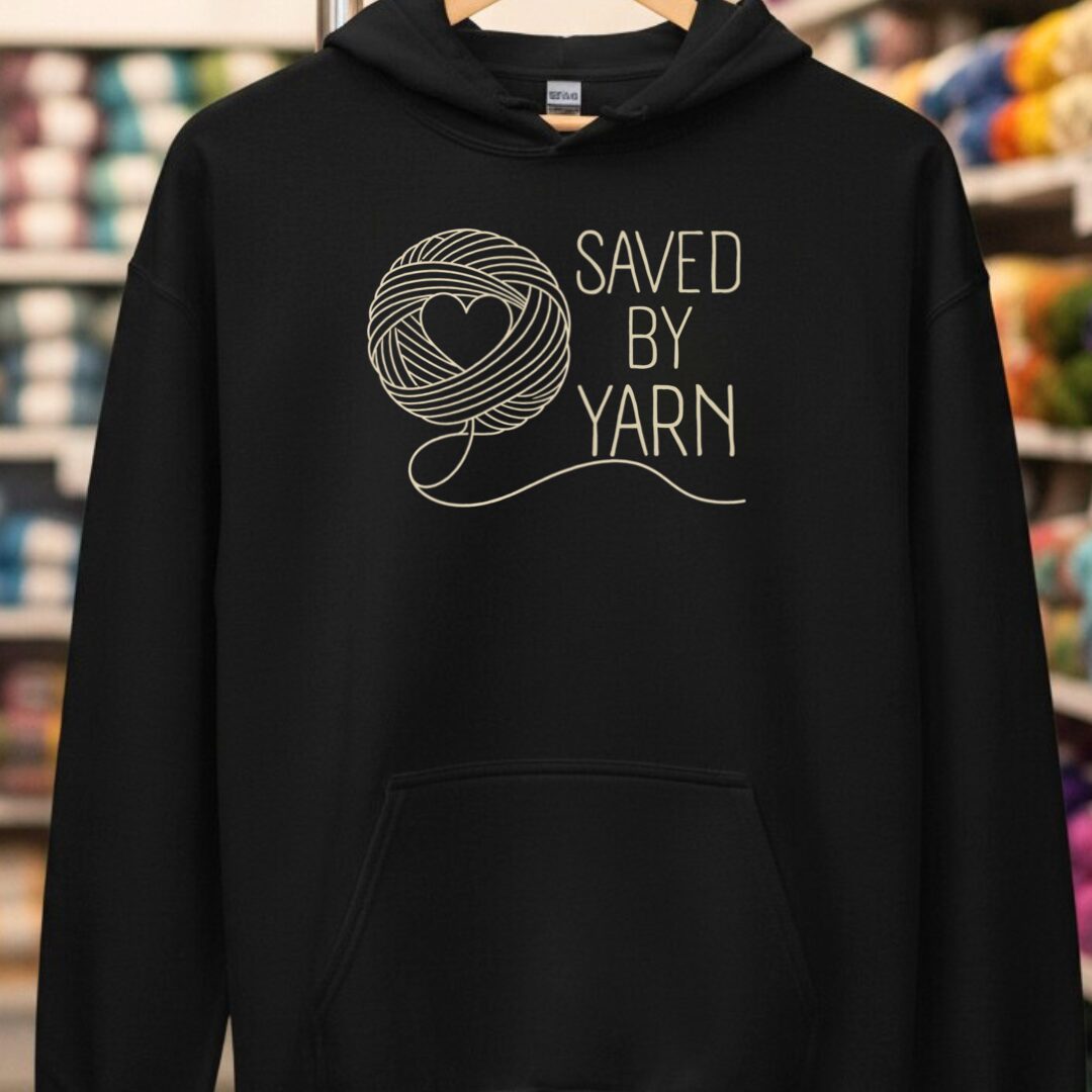 Saved By Yarn Black Hoodie.jpg