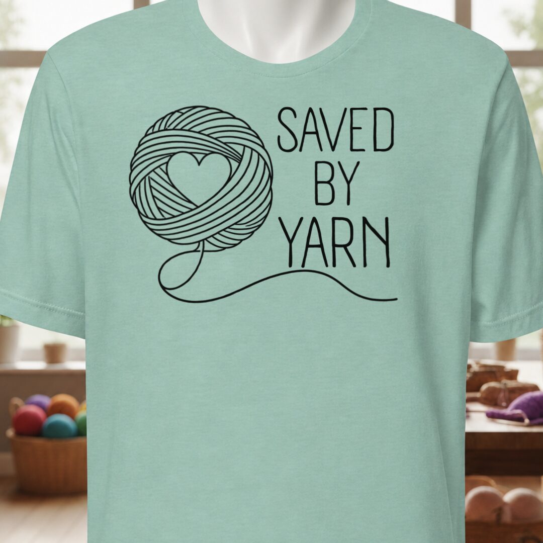Saved By Yarn Sea Breeze T-Shirt.jpg