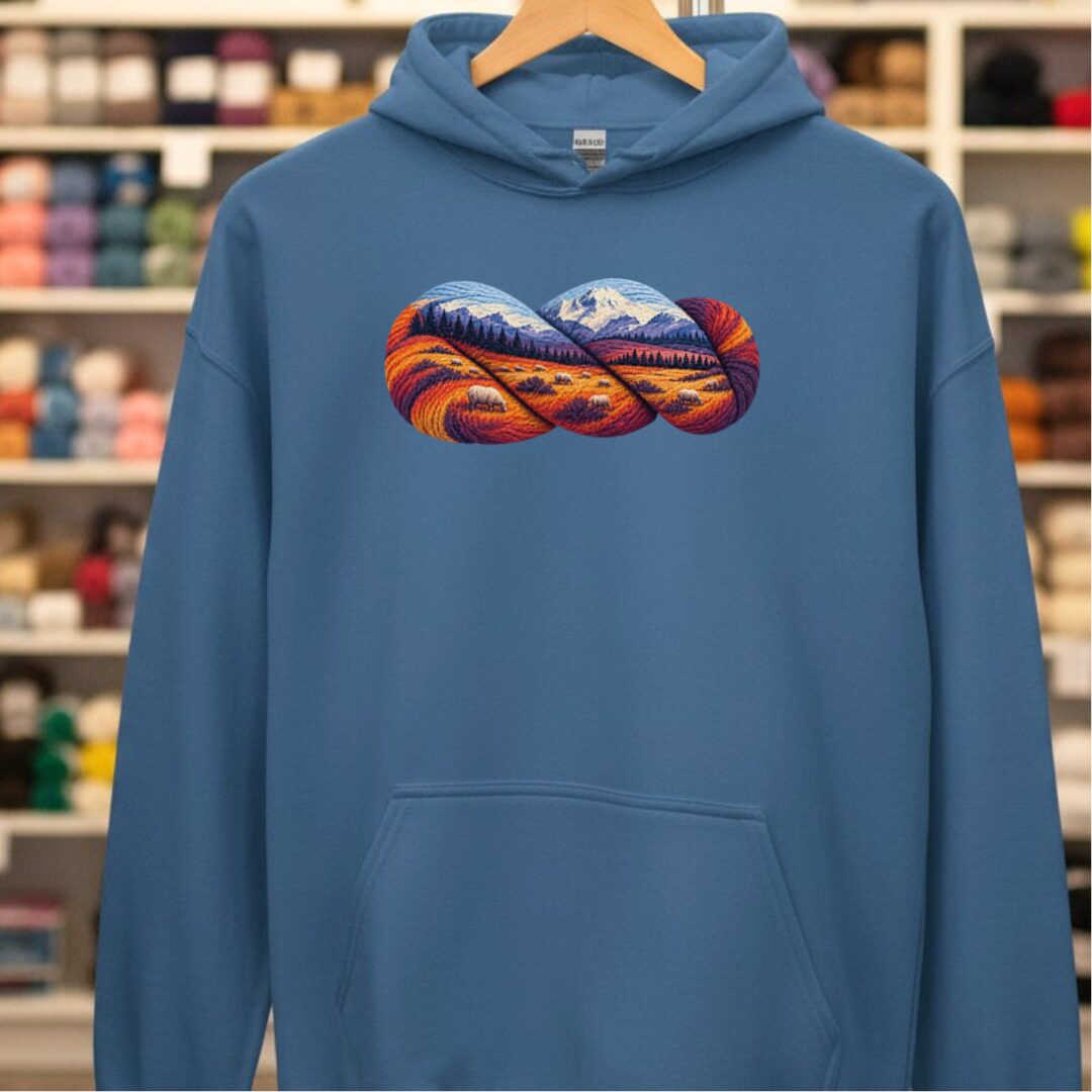 Scenic Hank Hoodie Indigo Blue t-shirt