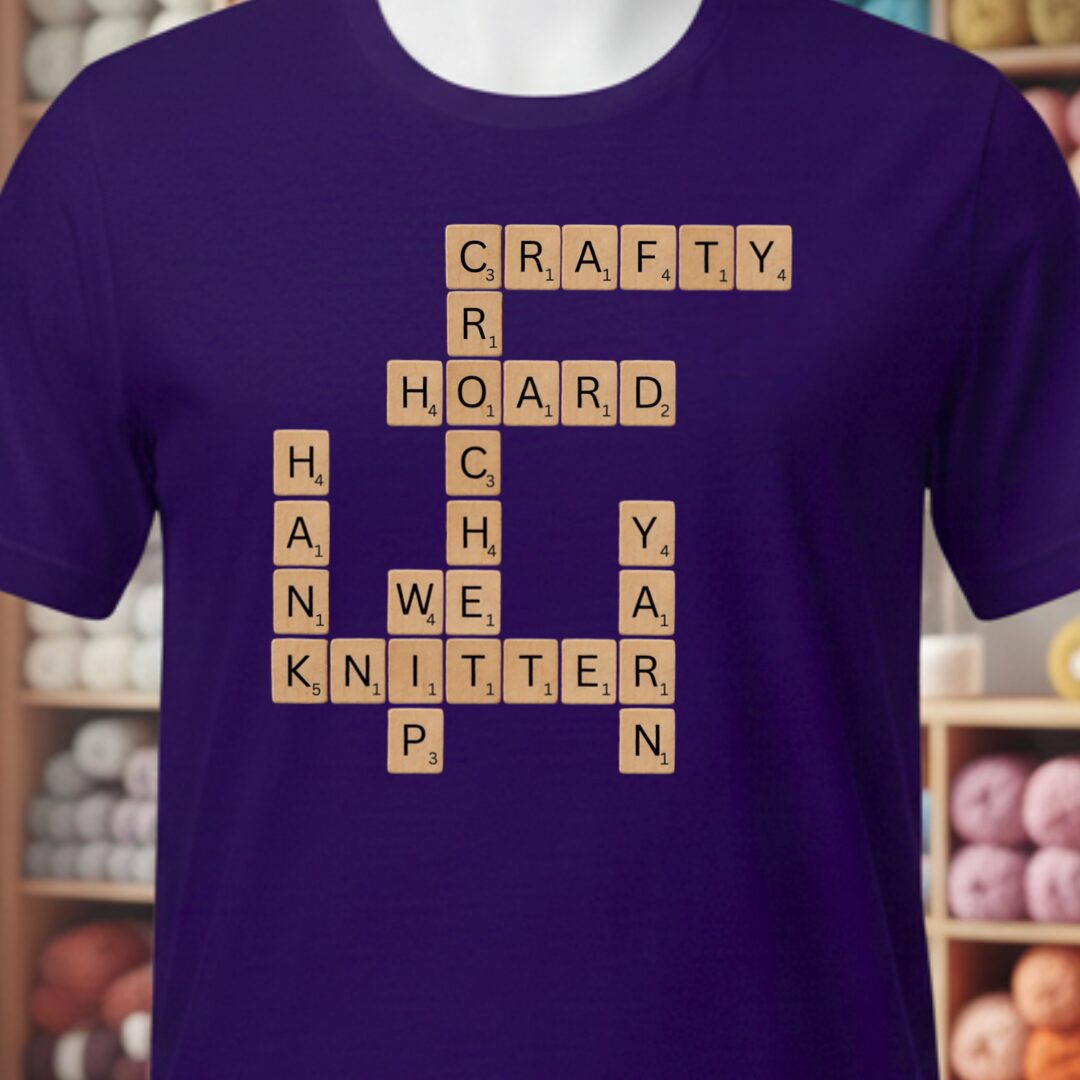 Scrabble T-Shirt Purple t-shirt