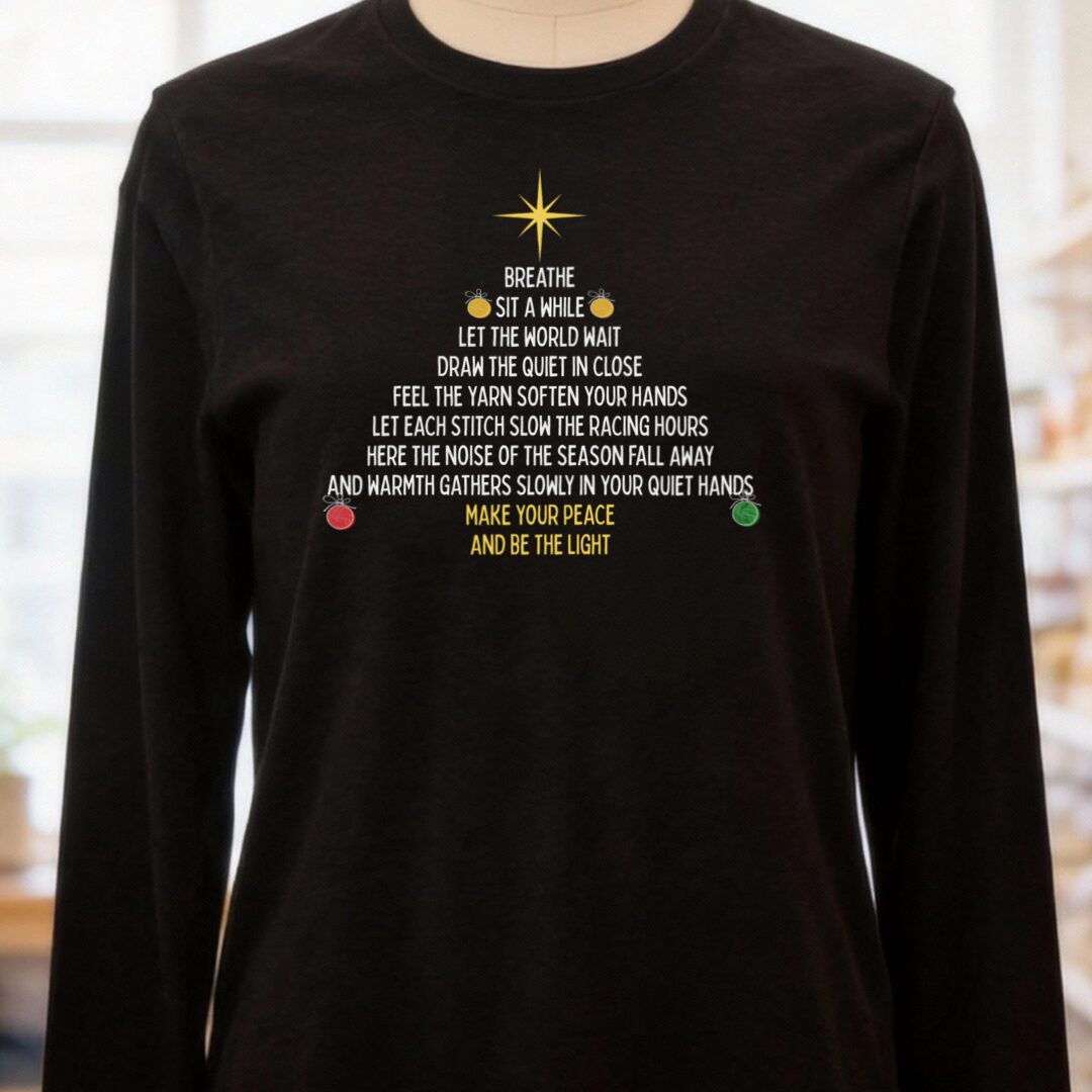 Seasons Wish Long Sleeve Tee Black t-shirt