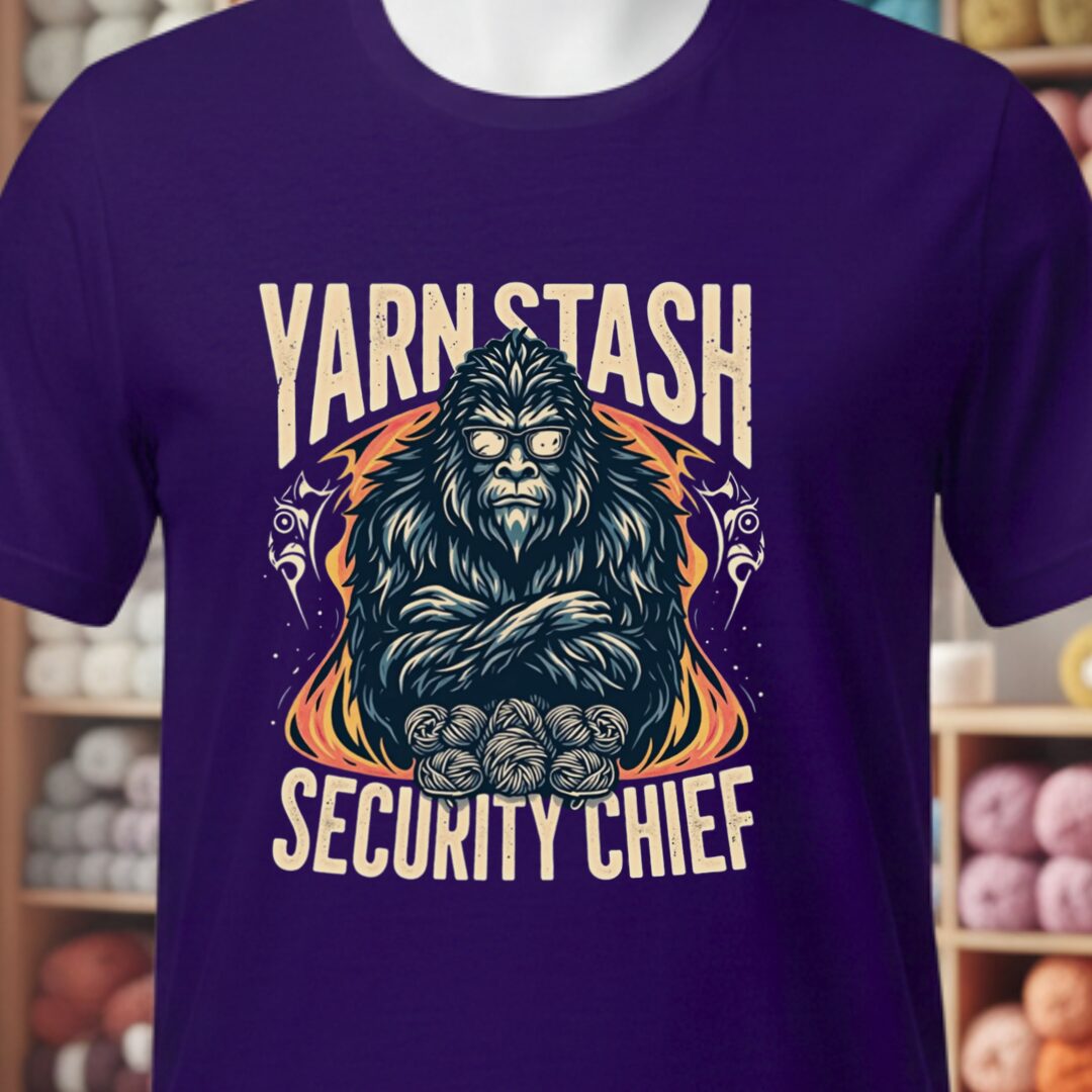 Security Chief T-Shirt Purple t-shirt
