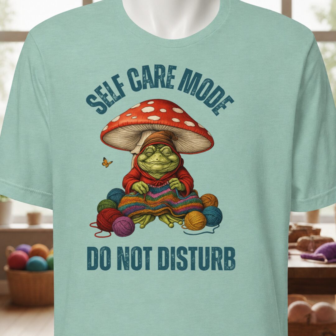 Self Care Mode T-Shirt Sea Breeze t-shirt