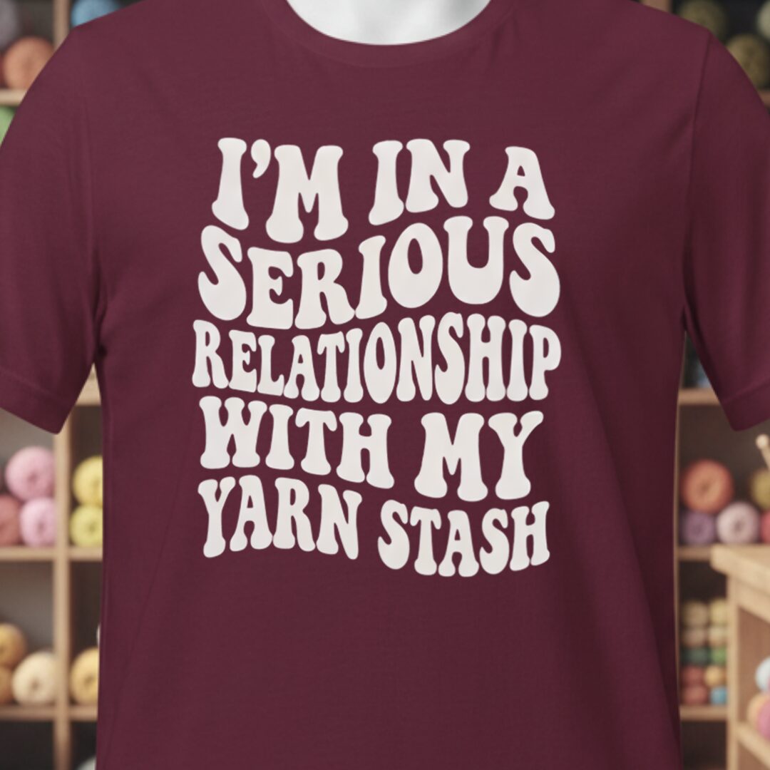 Serious Relationship T-Shirt Maroon t-shirt