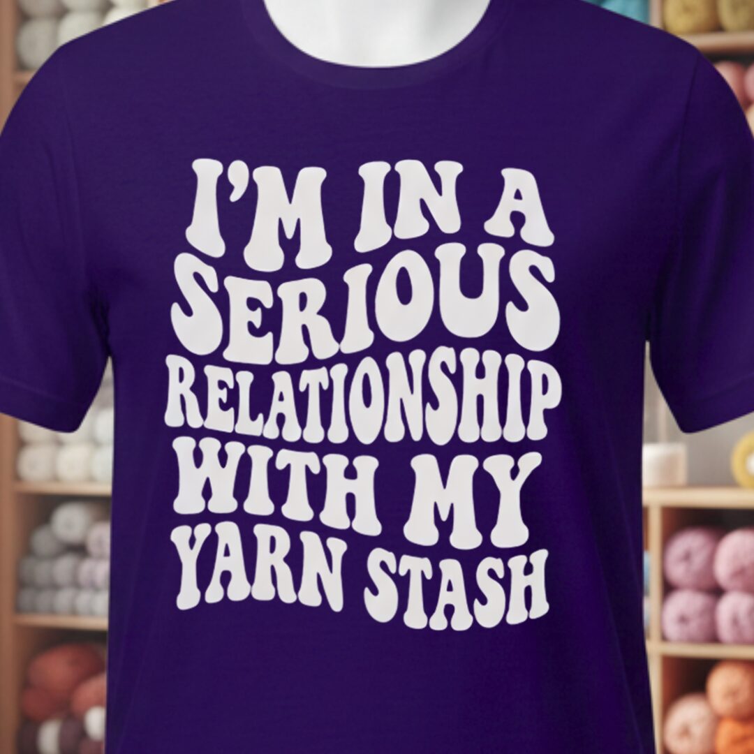Serious Relationship T-Shirt Purple t-shirt