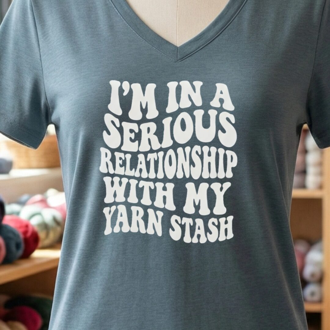Serious Relationship V-Neck T-Shirt Slate t-shirt