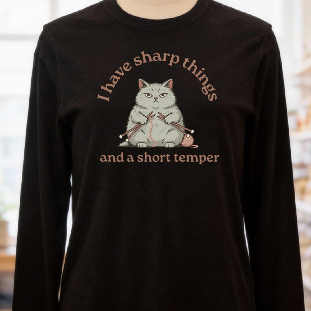 Sharp Things Black Long Sleeve Tee.jpg