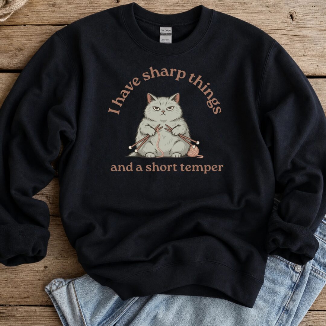 Sharp Things Black Sweatshirt.jpg