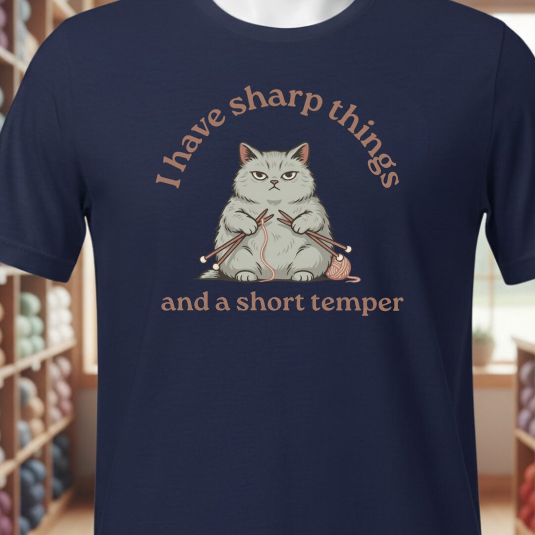Sharp Things Navy T-Shirt.jpg