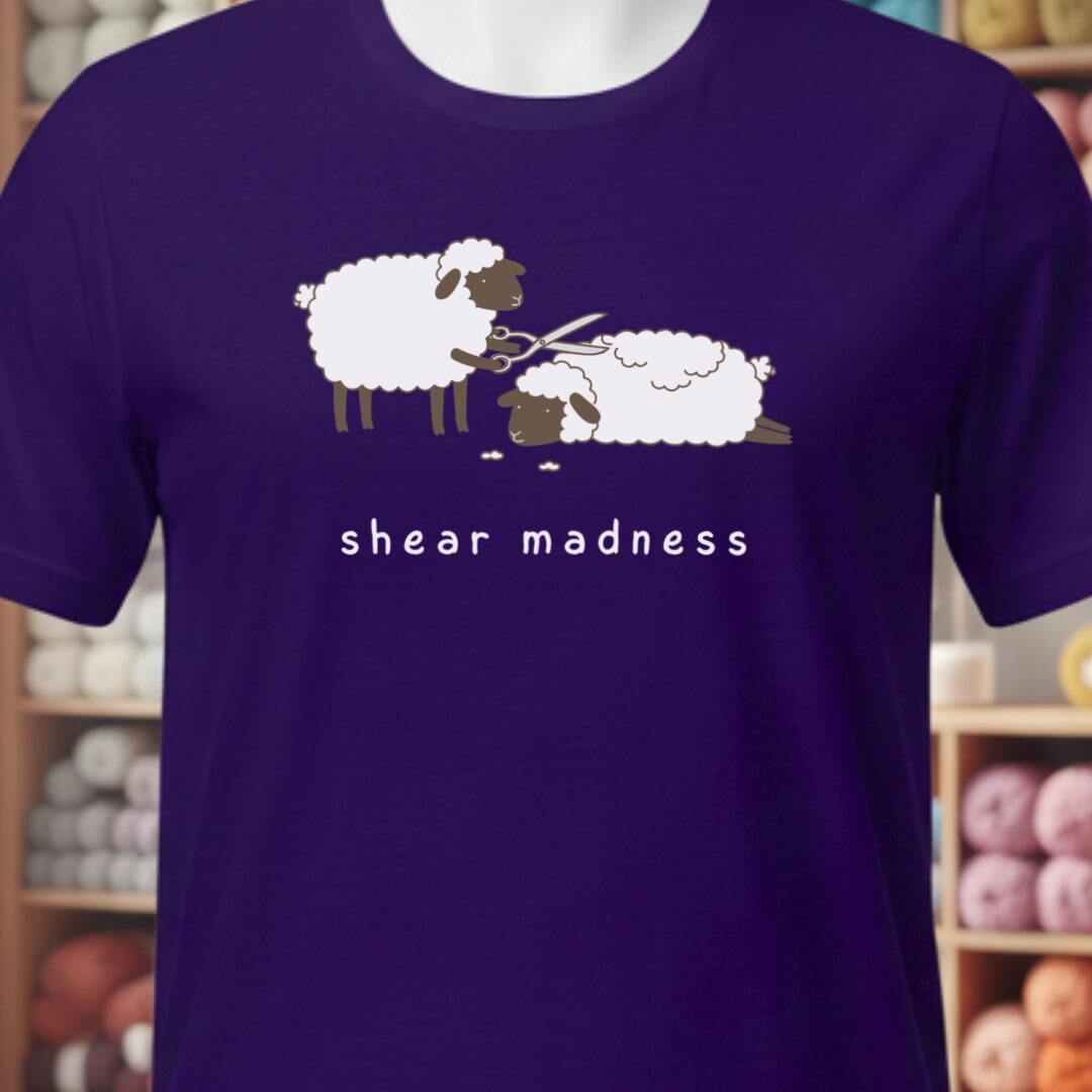 Shear Madness T-Shirt Purple t-shirt