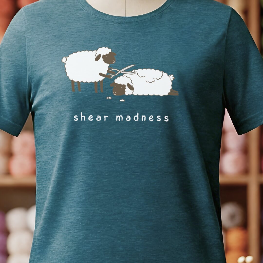 Shear Madness T-Shirt Teal Blue t-shirt