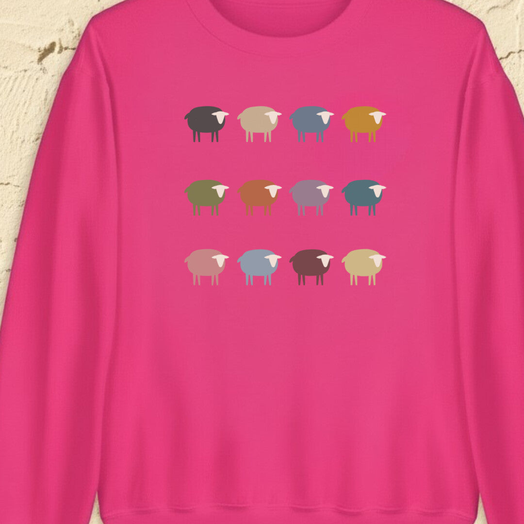 Sheep Bright Pink Sweatshirt.jpg