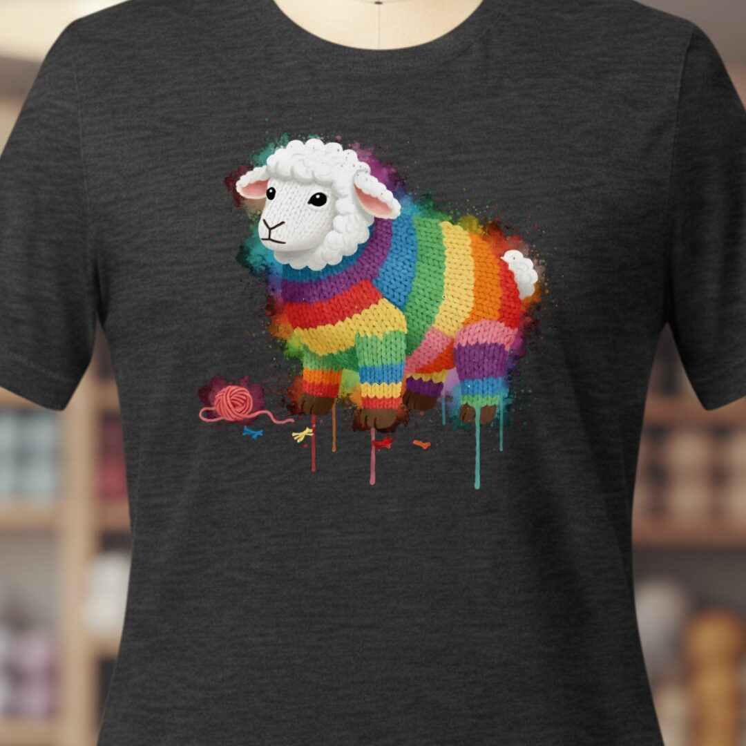 Sheep Dye Splash T-Shirt Dark Grey t-shirt