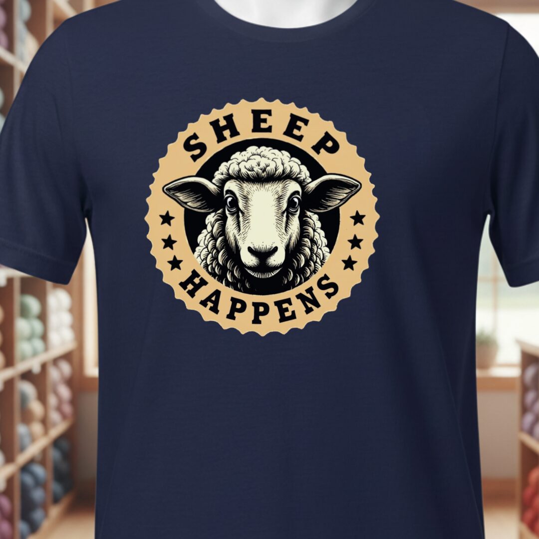 Sheep Happens T-Shirt Navy t-shirt