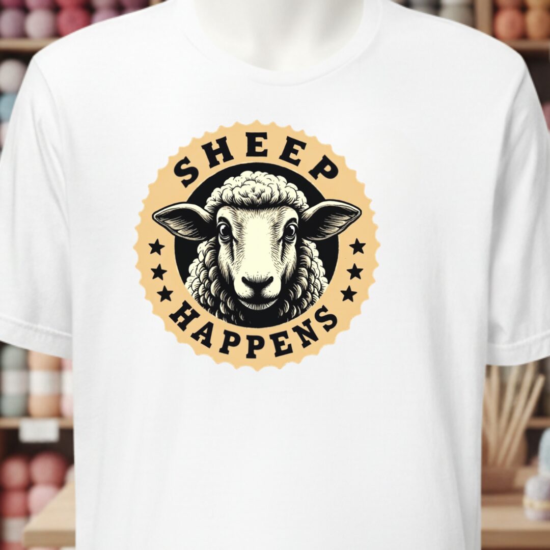 Sheep Happens T-Shirt White t-shirt
