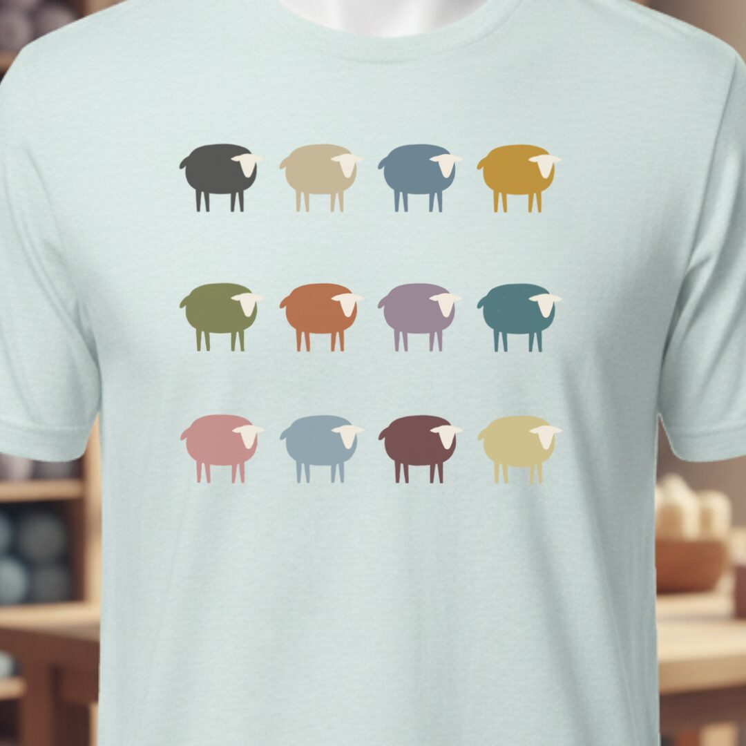 Sheep T-Shirt Ice Blue t-shirt