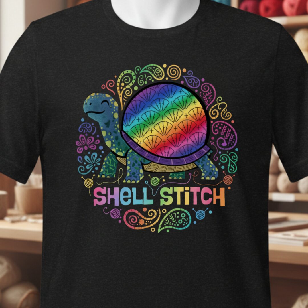 Shell Stitch T-Shirt Black t-shirt