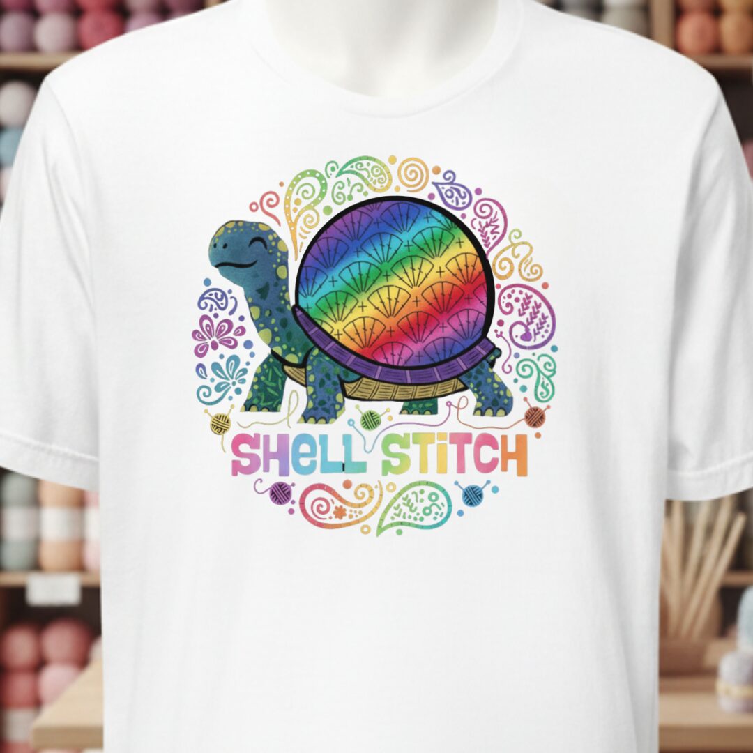 Shell Stitch T-Shirt White t-shirt