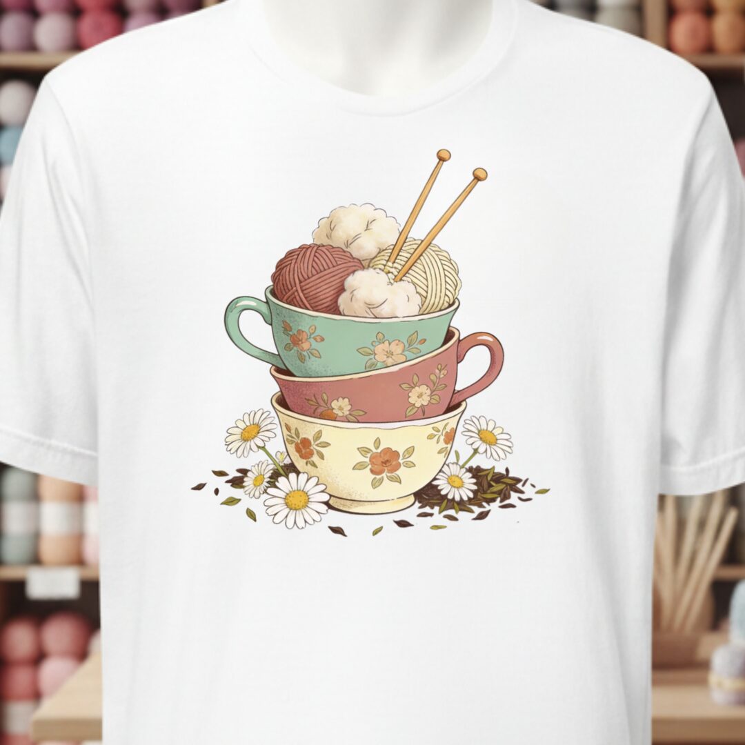 Sip 'n Stitch T-Shirt White t-shirt