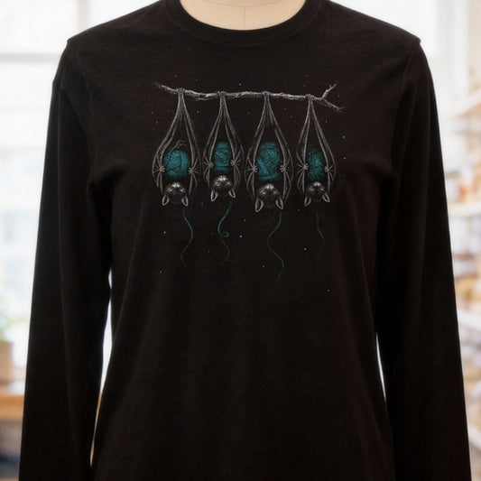 Sleeping Bats Long Sleeve Tee