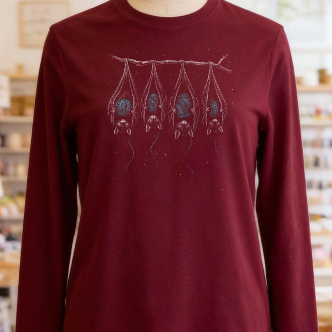 Sleeping Bats Long Sleeve Tee